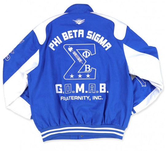 Phi Beta Sigma Twill Racing Jacket