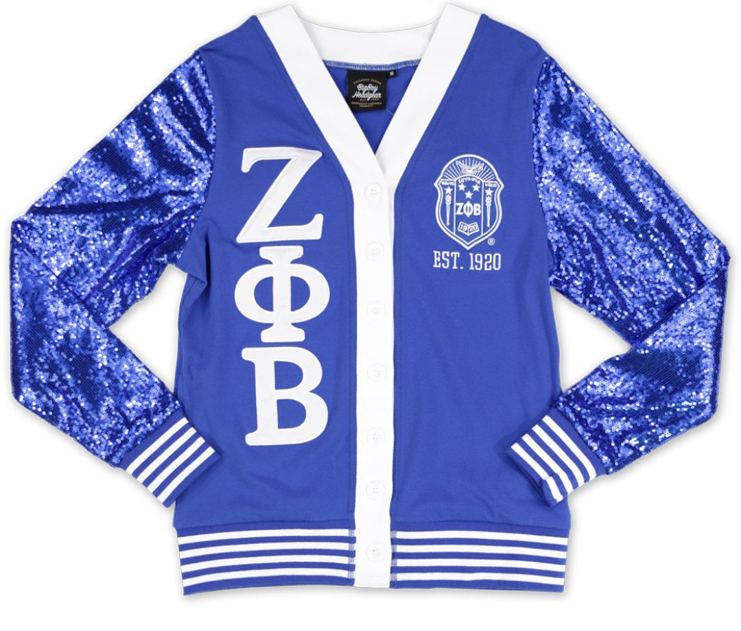 Zeta Sequin Cardigan