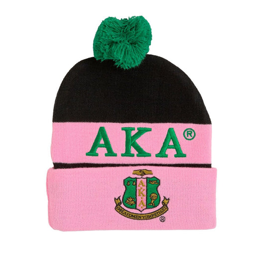 Embroidered Knit Beanie