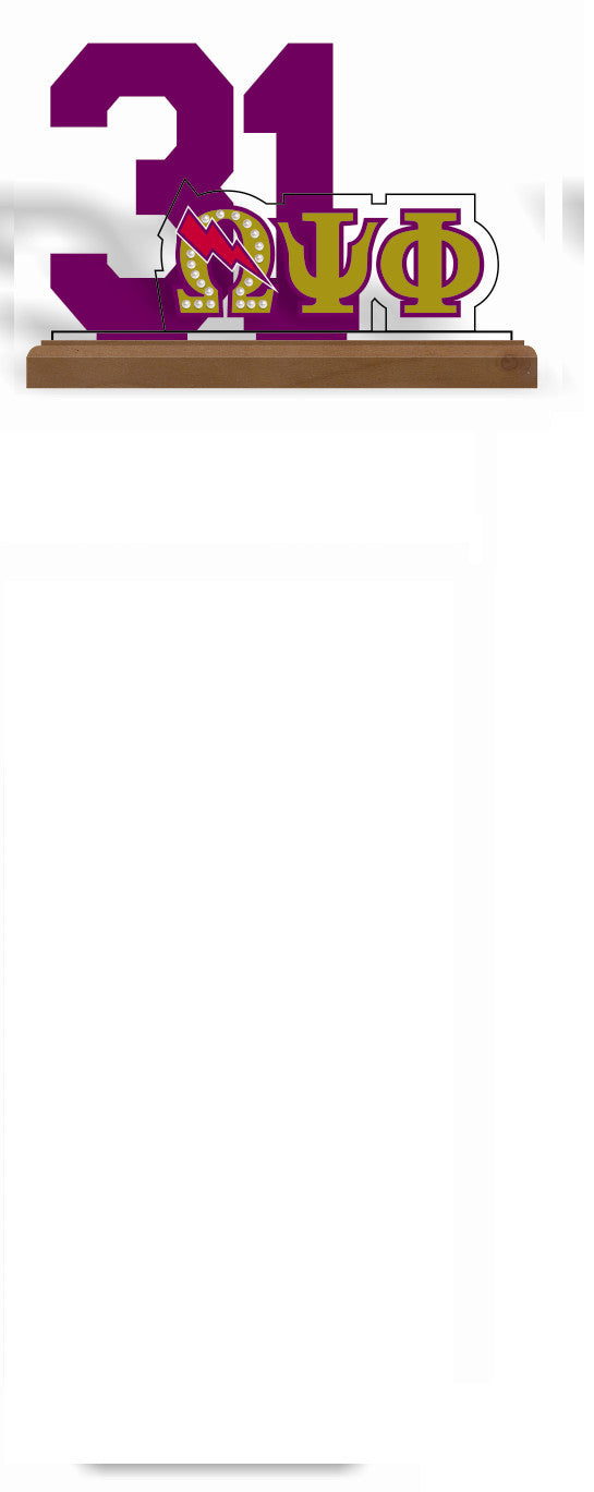 Acrylic Desktop Number