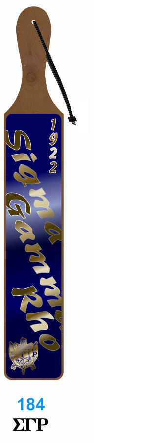 Acrylic Topped Script Paddle