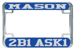 License Plate Frame (Motor)100