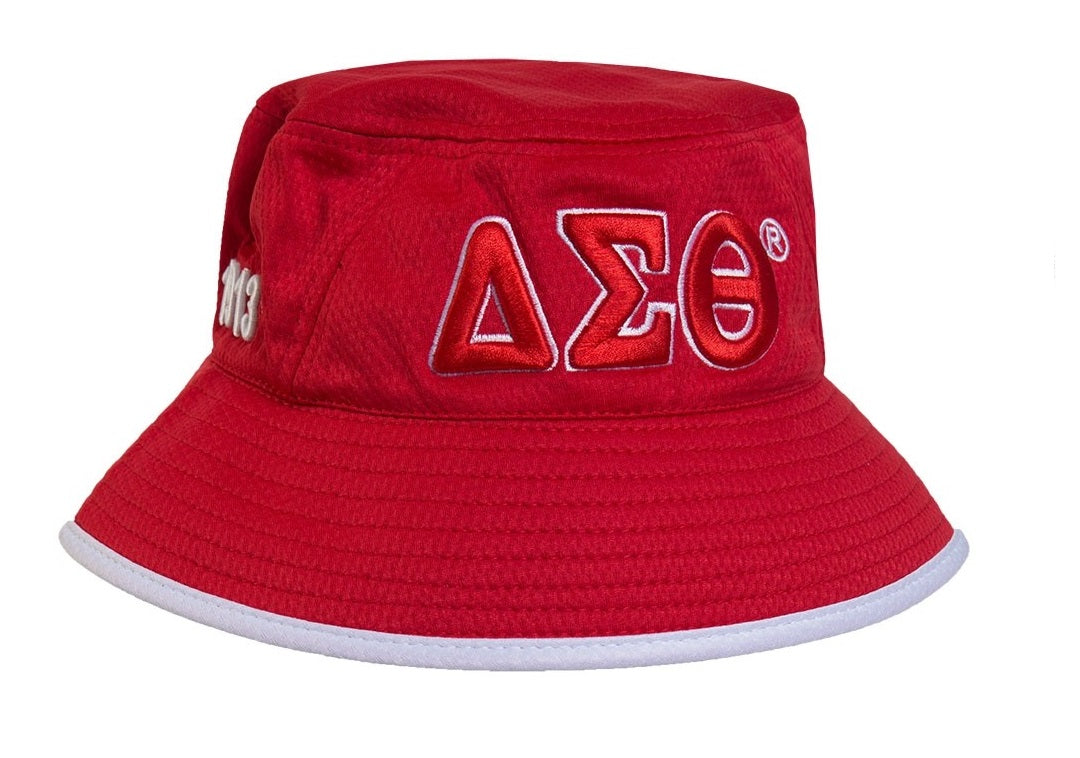 Novelty Bucket Hat Red