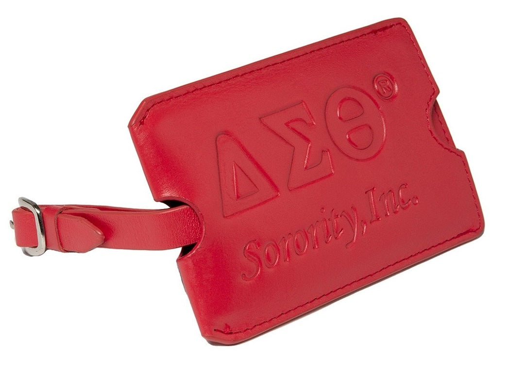 Genuine Leather Luggage ID Tag.