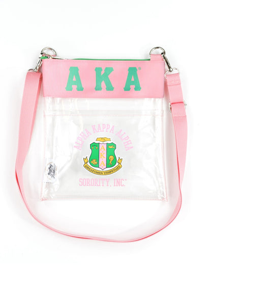 Clear Pink Crossbody
