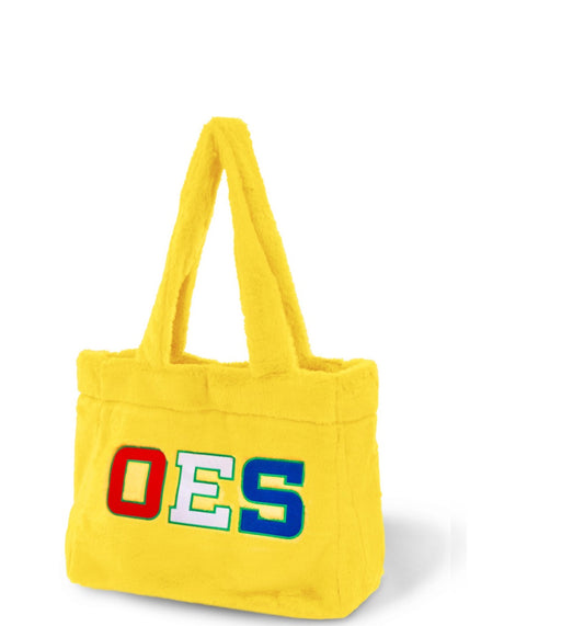 OES Fur Bag Purse (Yellow)