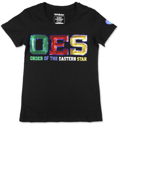 OES Sequin Patch Tee