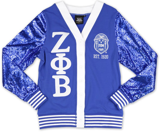 Zeta Sequin Cardigan