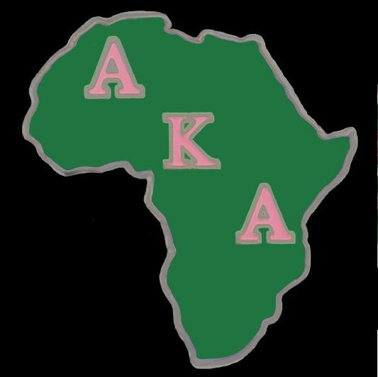 Greek Africa Lapel Pin