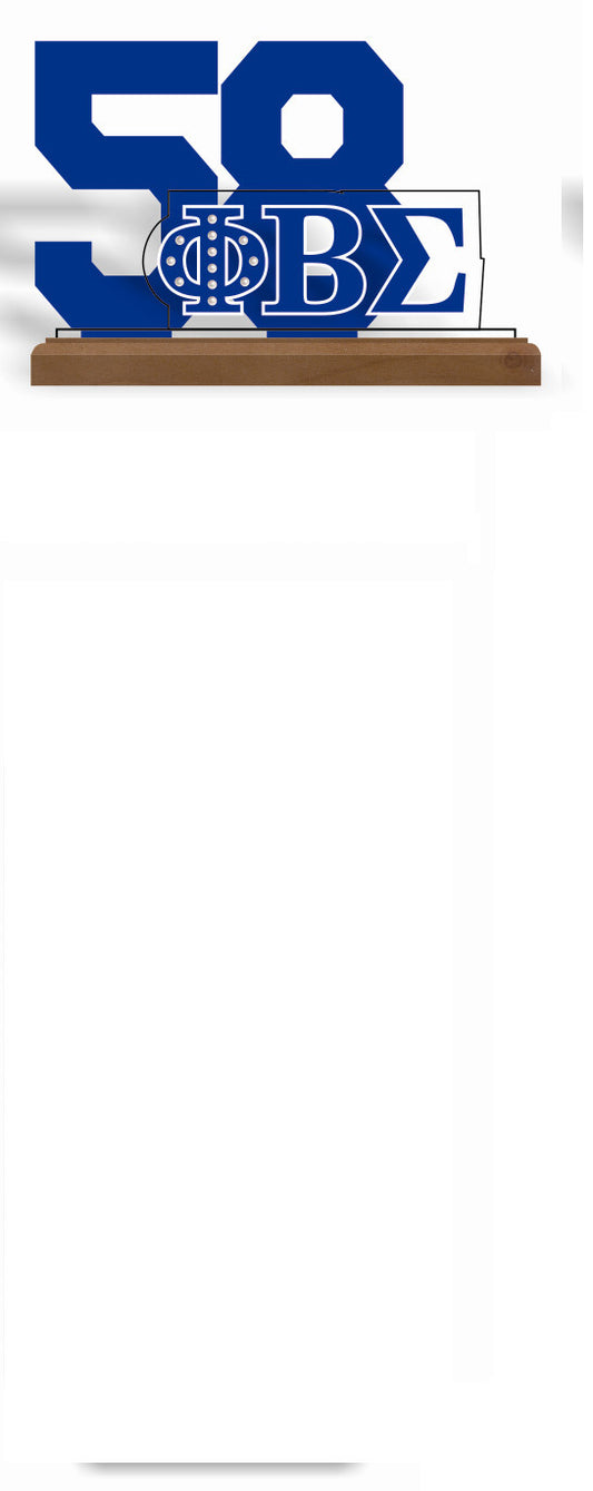 Acrylic Desktop Number