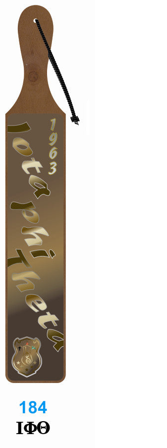 Acrylic Topped Script Paddle