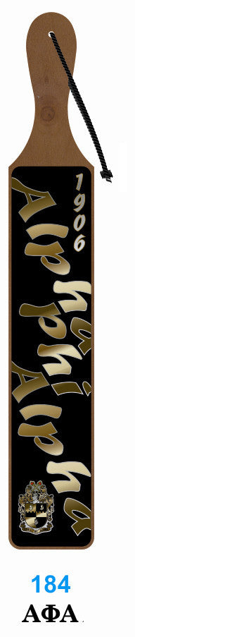 Acrylic Topped Script Paddle