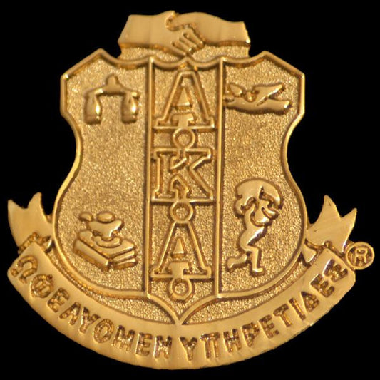 Gold Sandblast Pin