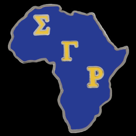 Greek Africa Lapel Pin
