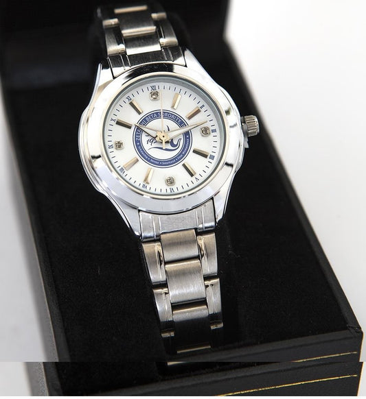 Silver Link Band with Crest Watch