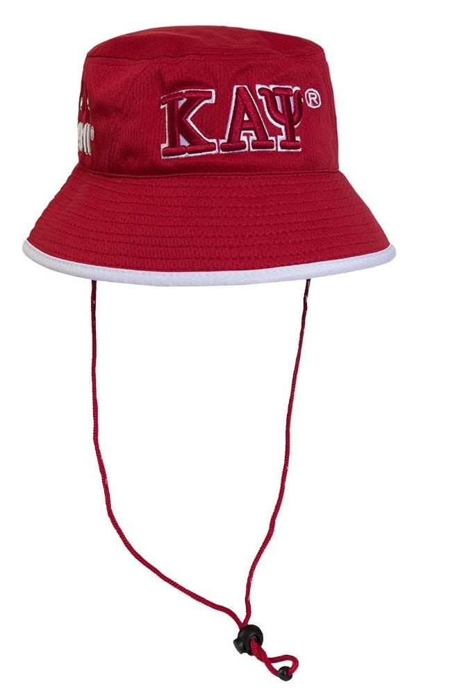 Novelty Bucket Hat Red