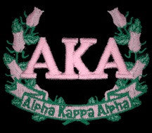 AKA Wreath Pink